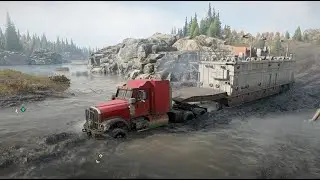 transporting heavy cargo in snow runner