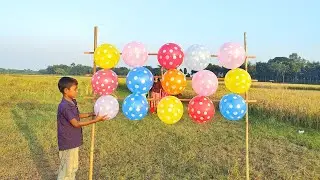 outdoor fun with Flower Balloon and learn colors for kids by I kids episode -276.
