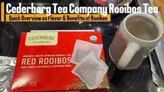 Обзор красного чая ройбуш от Cederberg Tea Company! Органический южноафриканский ройбуш