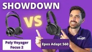 SHOWDOWN Poly Voyager Focus 2 UC Vs. Epos Adapt 560 - LIVE, MIC, SPEAKER AND RANGE TEST!