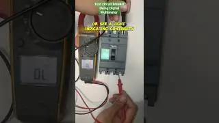 How to test Circuit Breaker Using Digital Multimeter #how #breaker #fyi #electricial