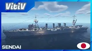 IJN Sendai - Sendai-class Light Cruiser - Minecraft