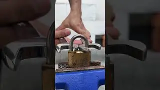 Trick to Unlock a Padlock with Two Wrenches 🔧#handyhacks #tips #diy