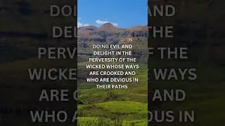 Guard Your Heart From Evil Paths | Proverbs 2:14&ndash;15 | Bible Verse for Everyday (Part 4)