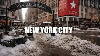 Walking Broadway: Herald Square to the Flatiron Building - No Talking NYC Tour - ASMR Walking Tour