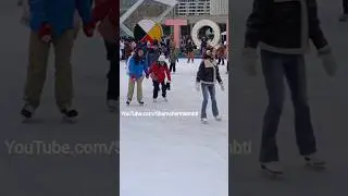 New year skating party 2026 Toronto. #shamshermannbti