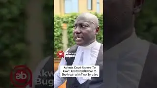 Adenta Court Agrees  To Grant GH&cent;100,000 Bail to Ebo Noah with Two Sureties 
