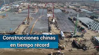 Las otras construcciones que China hizo en tiempo récord