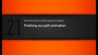 21  Finishing our path animation