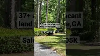 Acreage for sale in Valdosta, GA. #georgia #land #realestate #property #investing #buyland