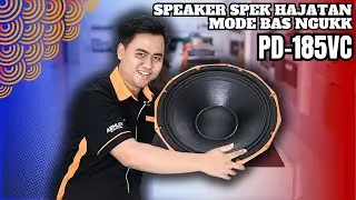 SPEAKER SPEK HAJATAN MODE BAS NGUKK🔥- REVIEW SPEAKER PD-185VC - BISA LANGSUNG DIBORONG