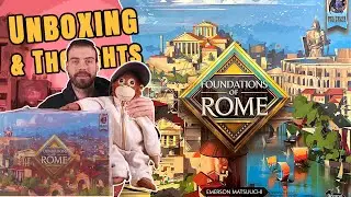 Foundations of Rome (Emperor Edition) | Распаковка и мысли | Грандиозная/Deluxe Light семейная игра