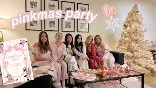 pinkmas party vlog ♡