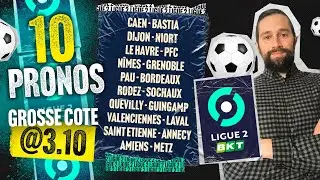 Pronostic Ligue 2 (J22) - Nos 10 pronostics foot : Le Havre PFC, Saint Etienne Annecy, Amiens Metz