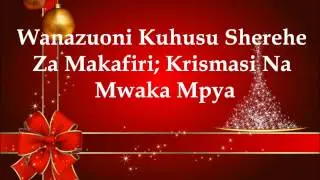 Wanazuoni Kuhusu Sherehe  Za Makafiri; Krismasi Na  Mwaka Mpya (PDF)