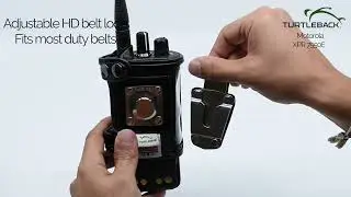 Motorola XPR 7550E - How to Install Turtleback Leather Holster