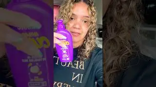 AUSSIE MIRACLE CURLS LEAVE IN DETANGLING MILK BEFORE AND AFTER | CURLY HAIR #naturalcurlyhair
