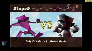 Super Smash Bros Remix - Polygon Crash Gameplay