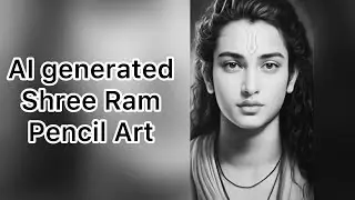 AI Generated Lord Rama pencil Art #Shreerampencilart #pencilart #Lordramapencilart #art #artist