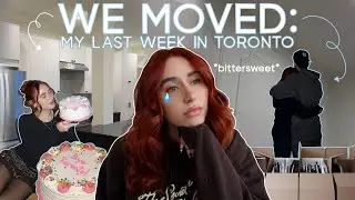 my last week in toronto&hellip; (moving series ep.1) | packing up, saying goodbye, & empty apartment tour!🏠