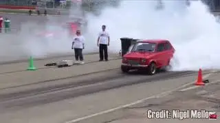 Fiat 126p V8 Drag Race