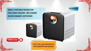 Small Portable Projector for Home Theater &ndash; Big Screen Entertainment Anywhere