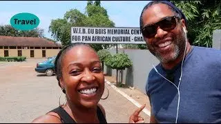 Visiting the W.E.B.  Du Bois Center | Ghana Vlog Day 2