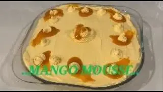 Mango Mousse  ||  Easy & Delicious Mango Dessert  ||  Sukrithi's Kitchen & Gardening