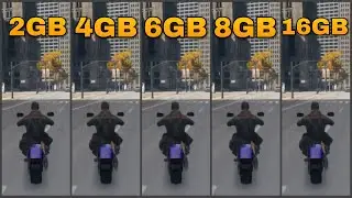 WATCH DOGS 1 RAM COMPARISON 2GB VS 4GB VS 6GB VS 8GB VS 16GB