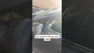 Ik mocht rijden in mijn neef zijn auto en ging direct mis😭😨 #foryou #voorjou #fato