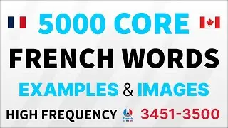 Learn 50 Essential French Words Daily | Master 5000 High-Frequency French Words Vocabulaire Fran&ccedil;ais