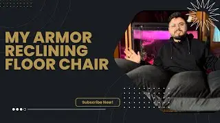 Meditation Chair | MY ARMOR Reclining Floor Chair for Living Room  | Adjustable Back Rest