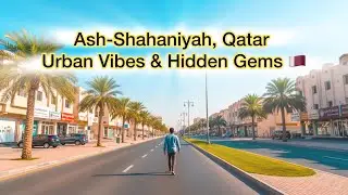 Street Walk Through Ash-Shahaniyah, Qatar | Urban Vibes & Hidden Gems