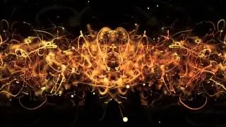 Free Abstract Background Loop HD (Golden particles)