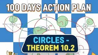 100 days action plan! Q. No. 1! Circles! Chap. 10! Theorem 10.2! APSCERT! NCERT! CBSE! #maths 