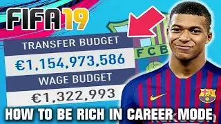 HOW TO BE RICH IN CAREER MODE (NEW SALARY Glitch!!!) - FIFA 19