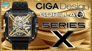 Нечто особенное! | CIGA Design Gorilla Series X Titanium Gold 30m Auto X021-BLGO Распаковка и обзор