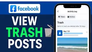 How To View Trash Post On Facebook 2025 | How To Find Deleted Post On Facebook  (LATEST)
