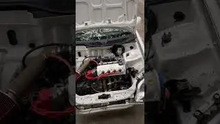 Bay shave 🪒 #builtnotbought #D16#shave#starttofinish#simplyclean#enginebay#sohc#civic#ESN#fitment