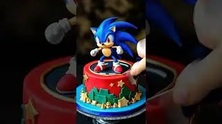 SONIC THE HEDGEHOG BIRTHDAY CAKE 🎂💙⚡  Speed, Rings, and Adventure!