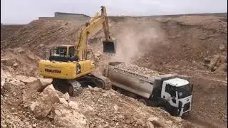 komatsu ekskavatör yükleme 2