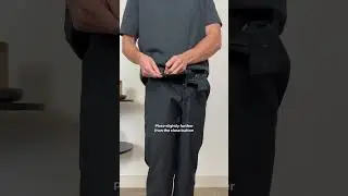 TOO BIG PANTS/JEANS HACK 🤯🙏🏼 Fix in seconds with a safety pin 🫣 Follow for more #fashionhacks