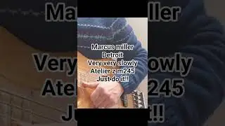 Marcus miller#Detroit#Very very slowly#Atelier z m245#Just do it!!