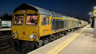 GBRf Class 66713 and 66310 at Dawlish Warren 08/05/2025