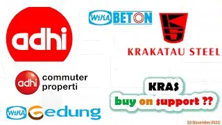 Analisa Teknikal WEGE WTON ADHI PTPP JSMR KRAS ADCP JKON COIN OASA MHKI