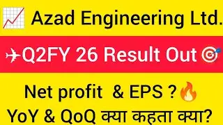 Azad engineering share Q2 results |azad Engineering Limited | azad engineering limited share.