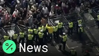 Far-Right Protesters Clash With London Police in Defiance of Curfew Orders