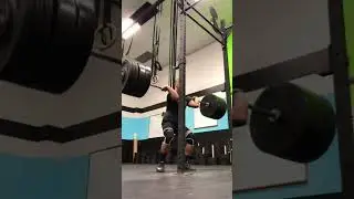 1RM Front Squat 300, 290, 280 #PR! BW 145 #shorts #fitness #squat #weightlifting #gym #crossfit