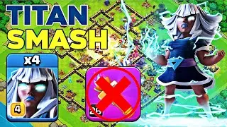 Best Electro Titan Smash TH17 RC Charge Legend League Attacks! Clash of Clans