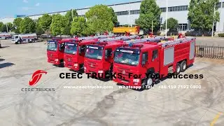 HOWO 6&times;4 heavy duty fire truck tank welding